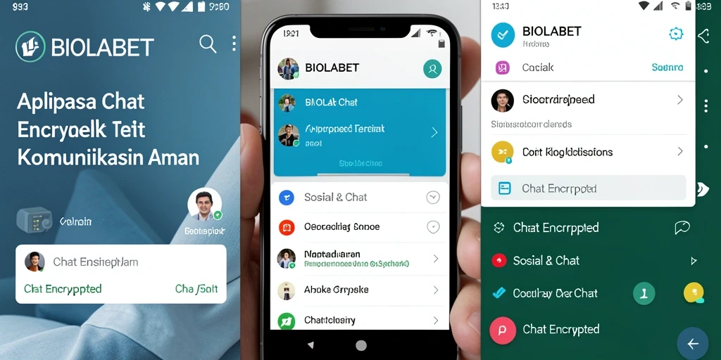Tampilan antarmuka aplikasi BIOLABET yang sederhana dan efisien.