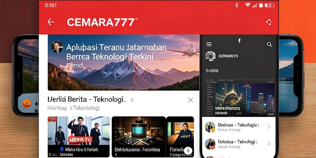 Antarmuka CEMARA777 yang informatif dan interaktif.