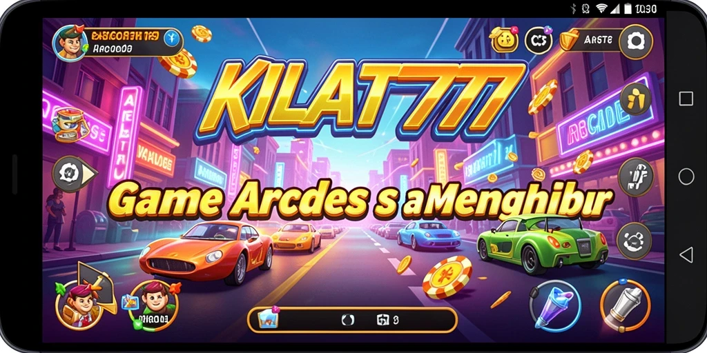 Tampilan antarmuka KILAT777 yang dinamis dan penuh warna.