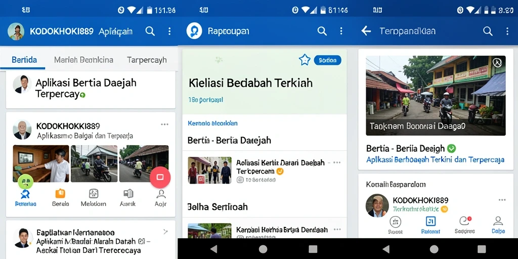 Antarmuka aplikasi KODOKHOKI889 yang intuitif dan menarik.