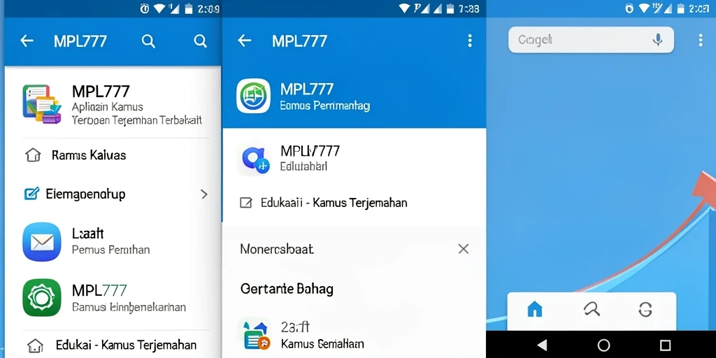 Tampilan antarmuka pengguna MPL777 yang sederhana dan fungsional.